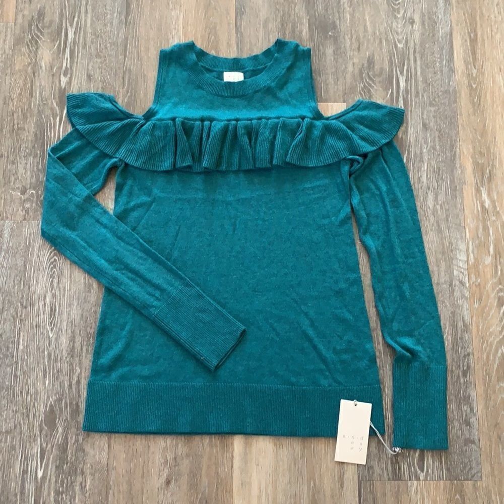 A New Day Cold Shoulder Sweater